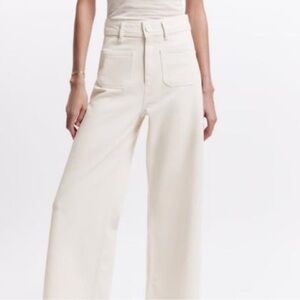 Zara - High Waist Wide-Leg Jeans